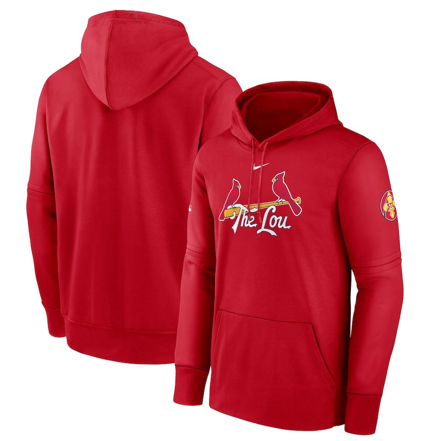 Men 2025 MLB St.Louis Cardinals Red Nike hoodie style 2